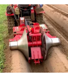 Strawberry furrow and ridge machine