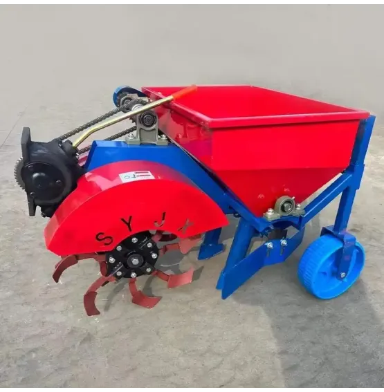 Integrated trenching and fertilization machine